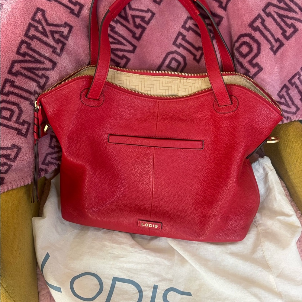Lodis Cherry Red Tote Bag